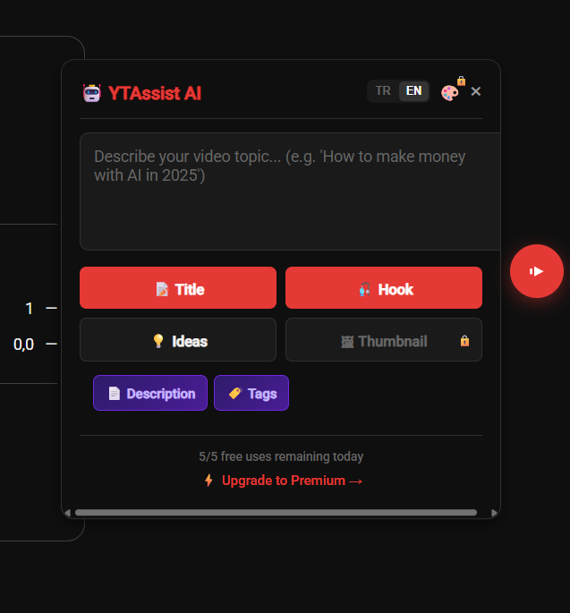 YTAssist Interactive Panel